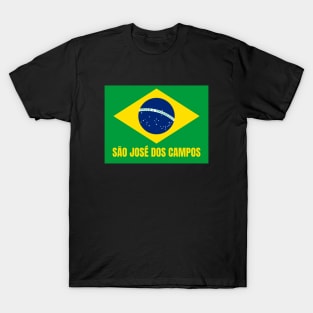 Sāo José dos Campos City in Brazil Flag T-Shirt